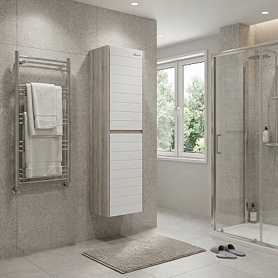 Shower Vesta Boy Dolabı 90cm Kanyon-Beyaz - SHOWER