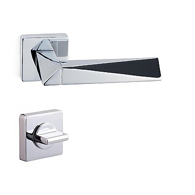 System Agate Kapı Kolu HA111RO11 CR - WC Rozet RO11W CR Krom