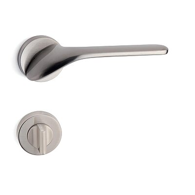 System Palma Kapı Kolu HA154RO12 NB - WC Rozet RO12W NB Saten