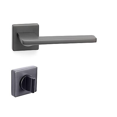 System Sarp Kapı Kolu HA209RO11 BBN - WC Rozet RO11W BBN Füme