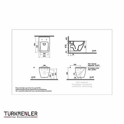 VitrA Integra Square Rim-ex Asma Klozet 7082L003-0090 - 2