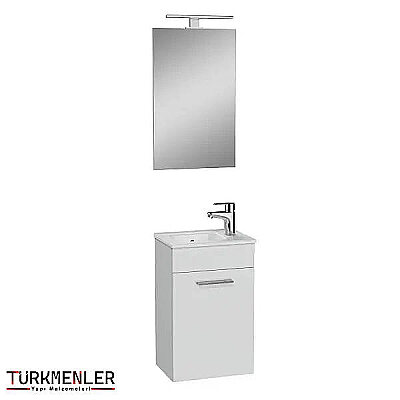 VitrA Vitra Mia 75022 Banyo Dolabı Takımı Seti Kapaklı 40 Cm Parlak Beyaz - 2