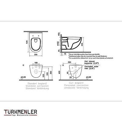 VitrA S40 SmoothFlush Asma Klozet 7759L003-0850 - 2
