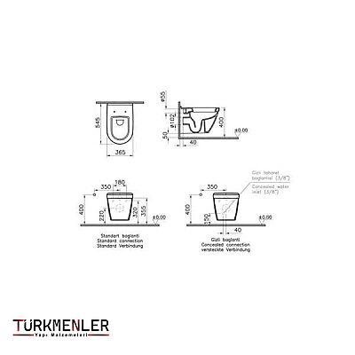 VitrA S50 Asma Klozet 5618L003-0850 - 2