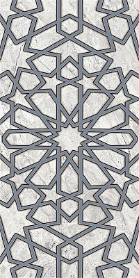Yurtbay Seramik Bergama Selçuklu Gri Dekor (30x60cm) - 2