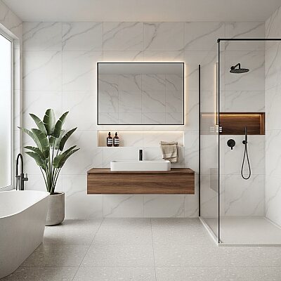 Yurtbay Seramik Hera Beyaz Mat Sırlı Granit (45x45cm) - YURTBAY SERAMİK