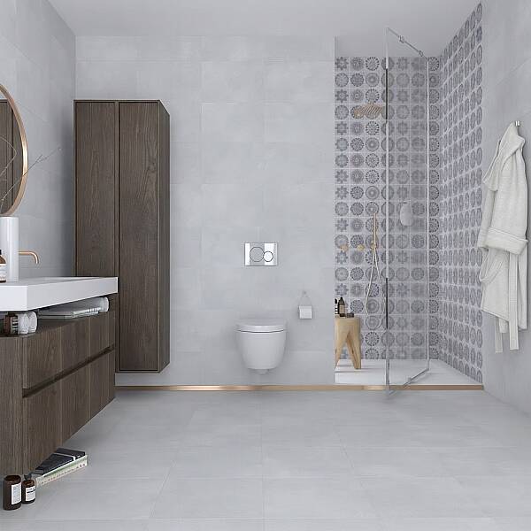 Yurtbay Seramik Lupus Gri Mat Sırlı Granit (45x45cm) - 1