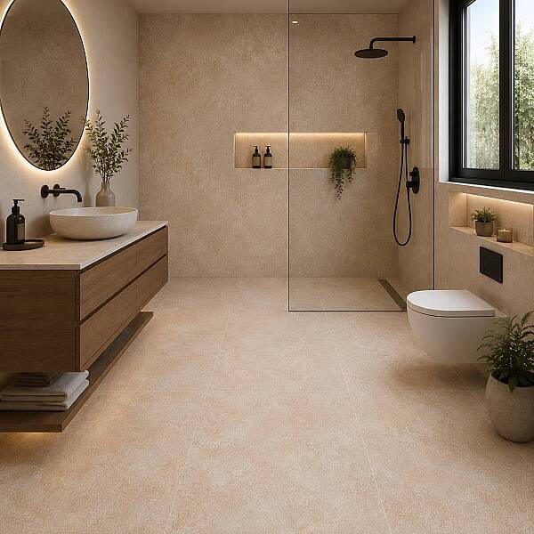 Yurtbay Seramik Mardin Stone Mat Krem Rek. (60x120cm) - 1
