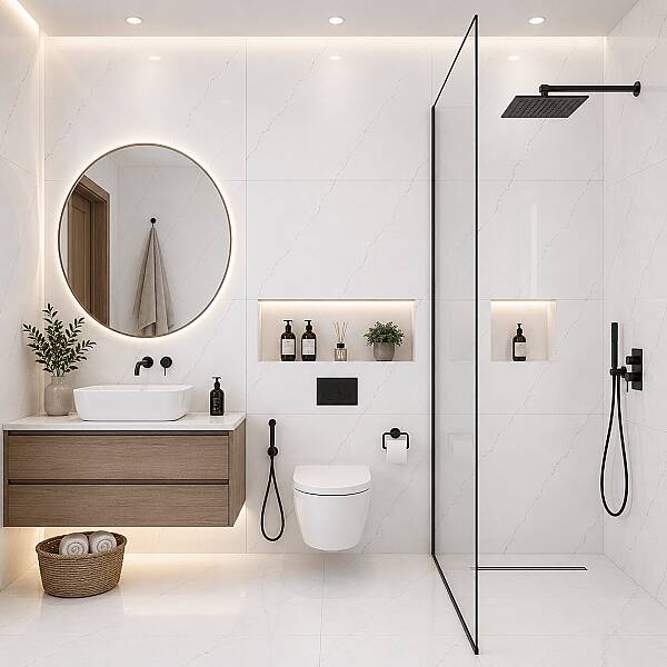Yurtbay Seramik Meis Beyaz Polished Rek. (60x120cm) - 1