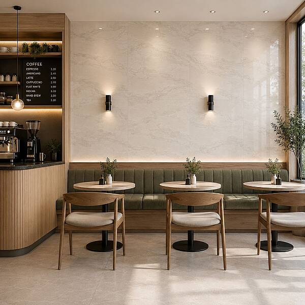 Yurtbay Seramik Pasific Beyaz Polished Rek. Sırlı Granit (60x120cm) - 1