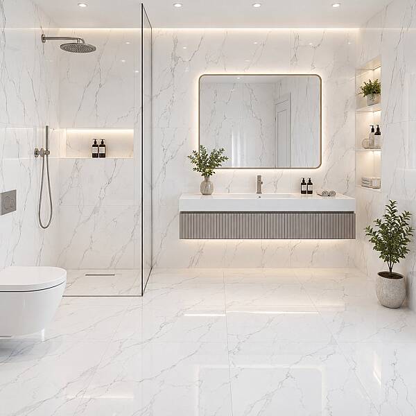 Yurtbay Seramik Statuario Nuovo Polished Rek. (60x120cm) - 1