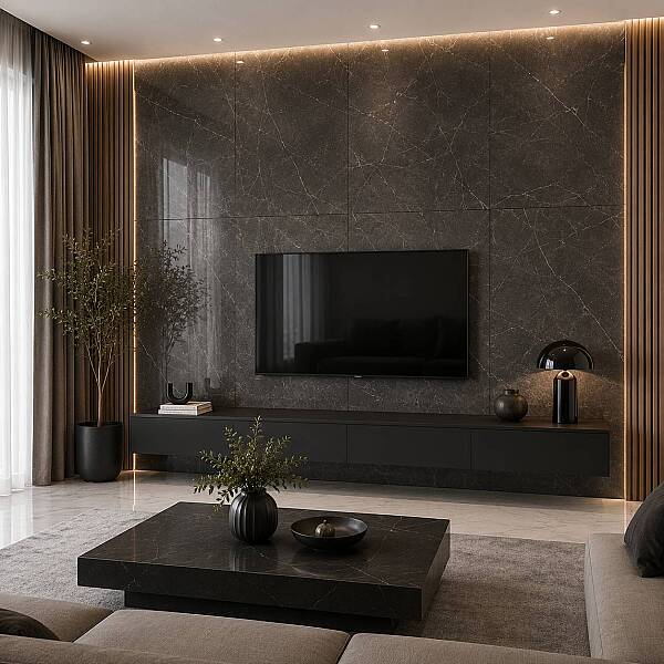 Yurtbay Seramik Sterlina Asphalt Polished Rek. (60x120cm) - 1