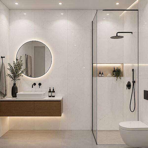 Yurtbay Seramik Sterlina Beyaz Polished Sırlı Porselen (60x120cm) - 1