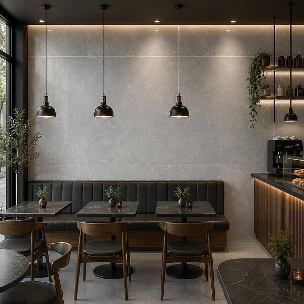 Yurtbay Seramik Sterlina Gri Polished Sırlı Porselen (60x120cm) - 1